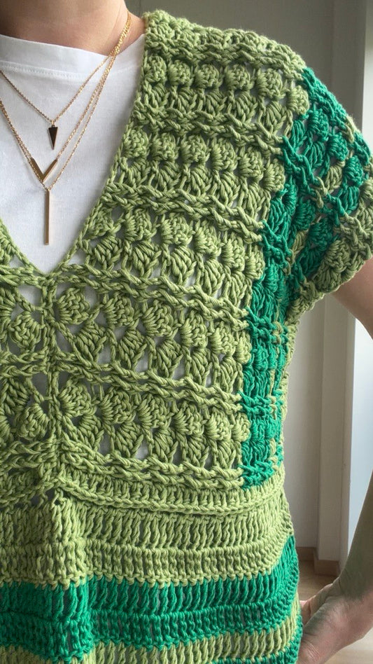 Crochet Pattern - Savanna Top (English+Spanish)