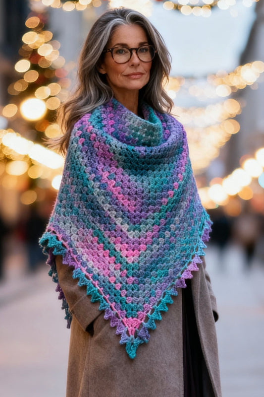 Crochet Pattern - Ocean Dreams Shawl