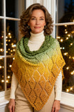 Crochet Pattern - Diamond Tears Shawl