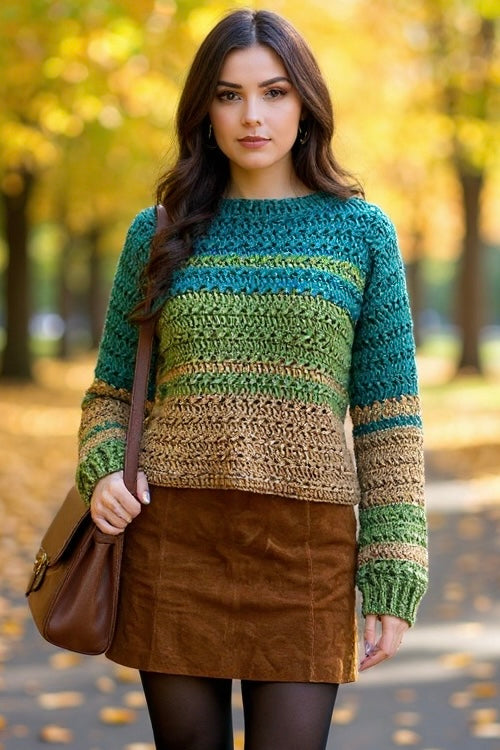 Crochet Pattern - Cinnamon Spice Sweater
