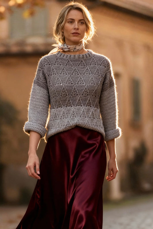 Crochet Pattern - Autumn Haze Sweater