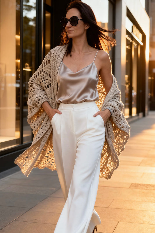 Crochet Pattern - Diamond Tears Cardigan