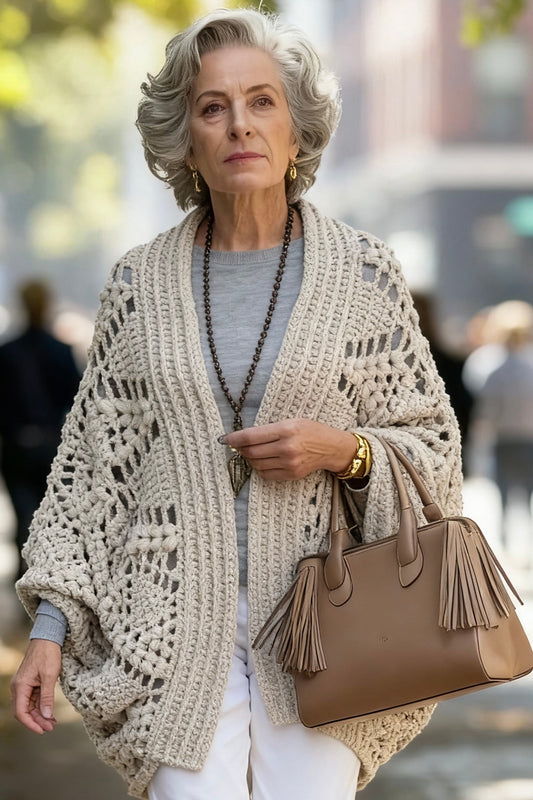 Crochet Pattern - Diamond Tears Cardigan