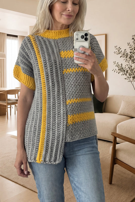 Crochet Pattern - Margot Sweater (English+Spanish)