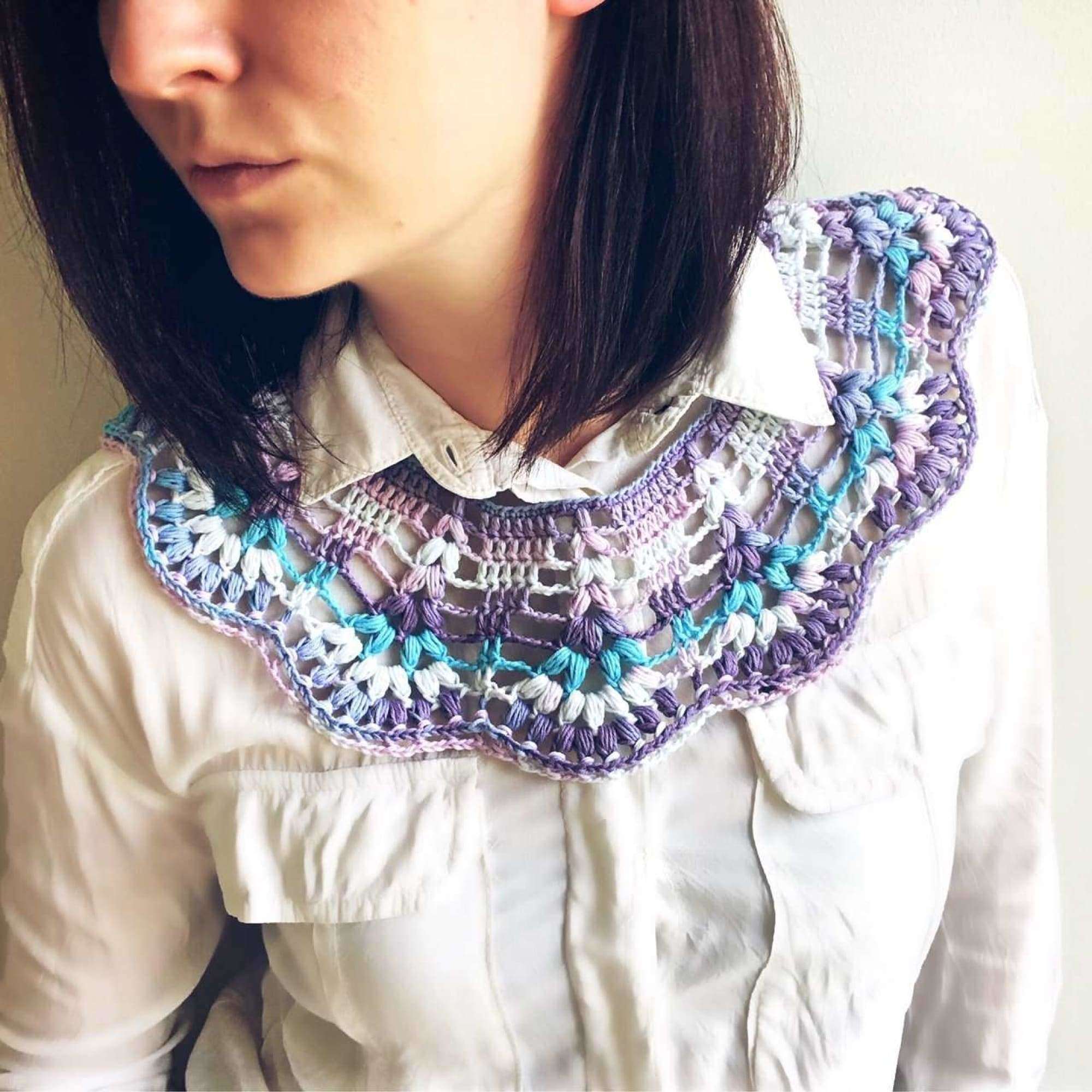 Crochet Pattern - Adamantem Collar Necklace - TheMailoDesign - Necklaces - TheMailoDesign