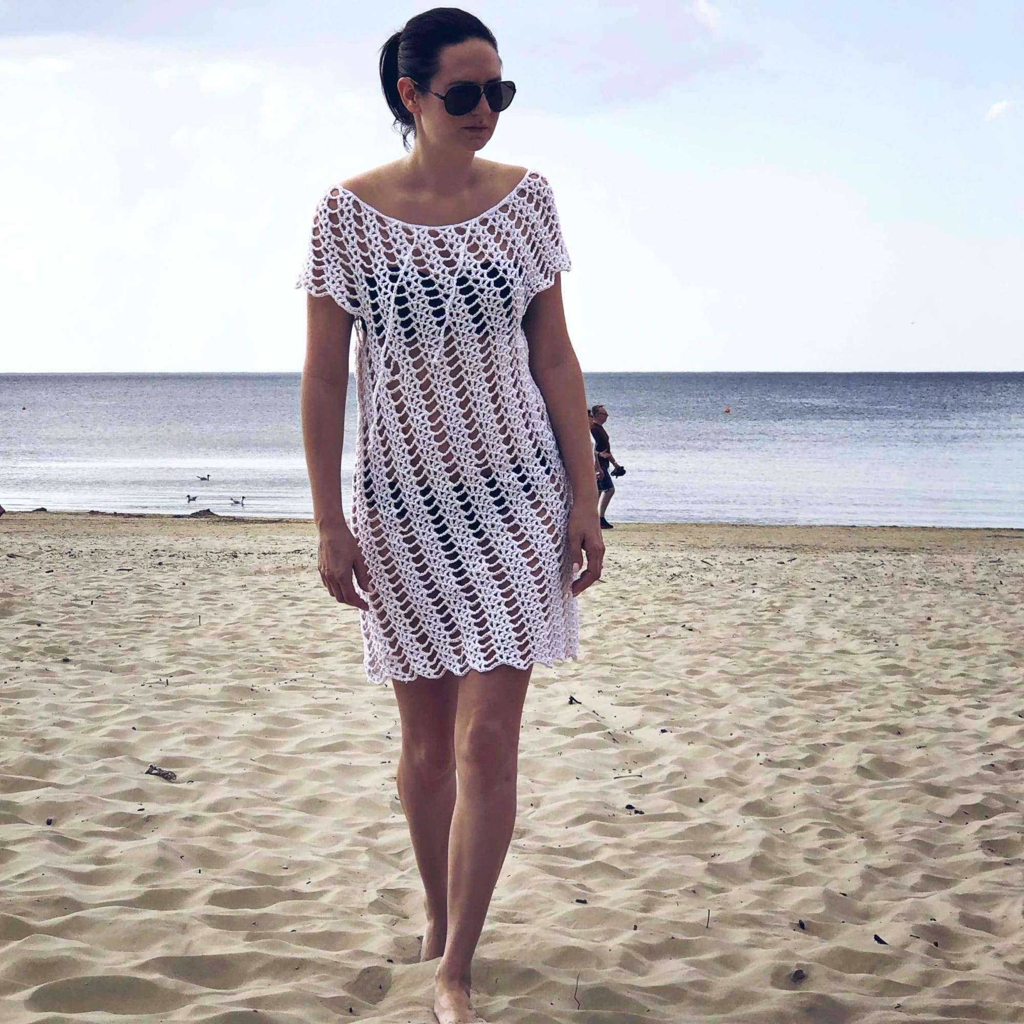 Crochet Pattern - Afelia Beach Dress - TheMailoDesign - Dresses, Tops & Skirts - TheMailoDesign