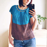 Crochet Pattern for Women - Horizon Top, sizes S (M,L) - TheMailoDesign - Dresses, Tops & Skirts - TheMailoDesign
