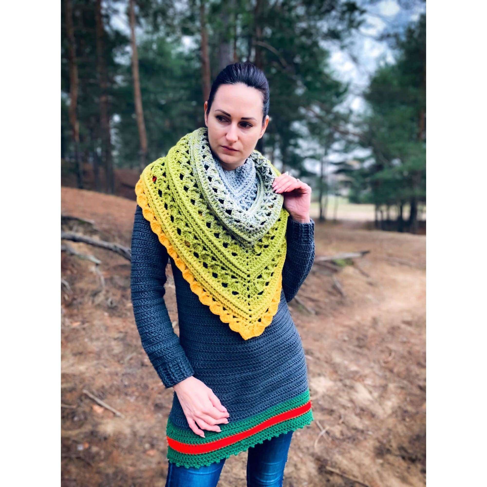 Crochet Pattern - Into The Mystic Shawl