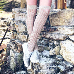 Crochet Pattern - Intrigante Knee High Socks - TheMailoDesign - Lace Socks - TheMailoDesign