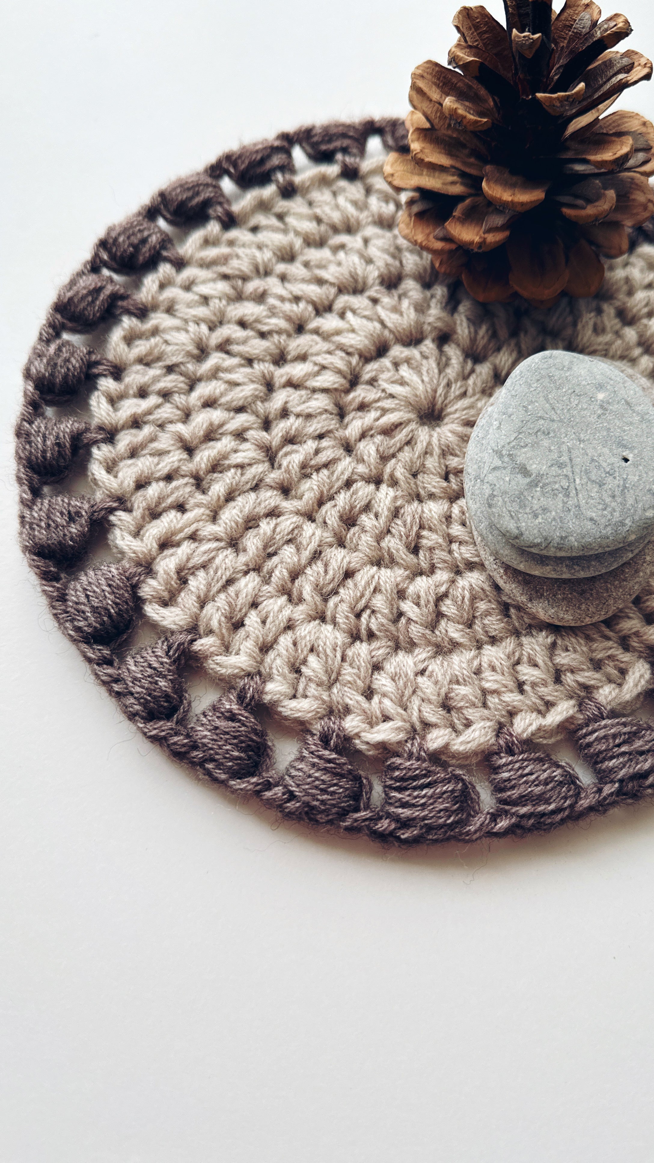 Magnolia Crochet Coasters and Holder Set – The Crochet Village