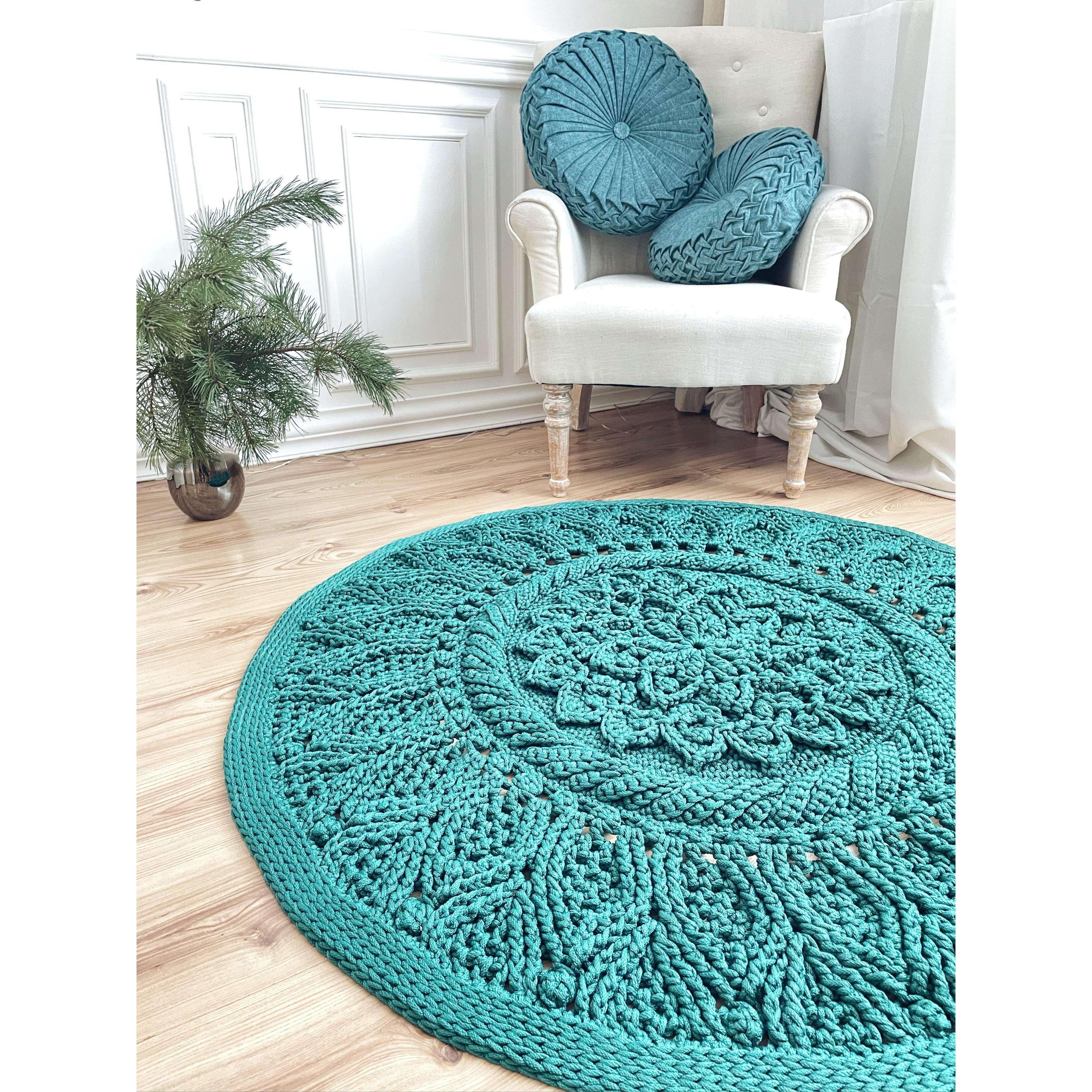 Crochet Rug - Magnolia - TheMailoDesign - Rugs - TheMailoDesign