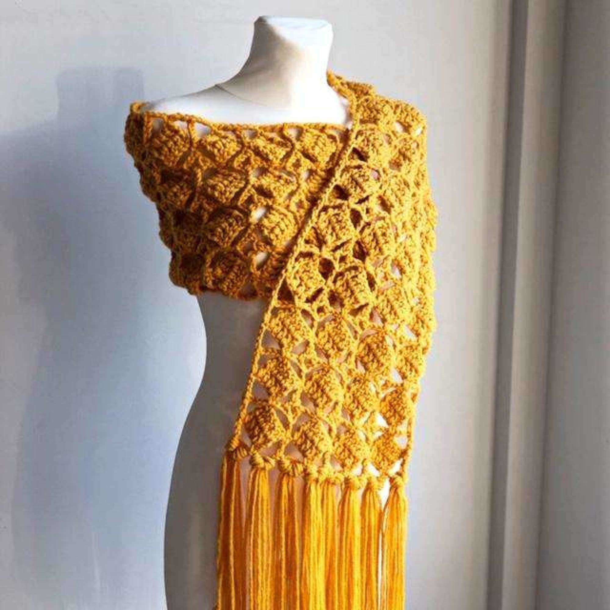 Crochet Scarf Pattern Meiss Scarf - Main Image