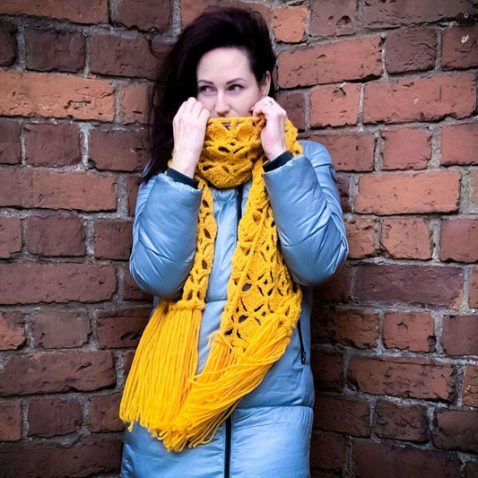 Crochet Scarf Pattern - Meiss Scarf - TheMailoDesign - Scarves & Shawls - TheMailoDesign