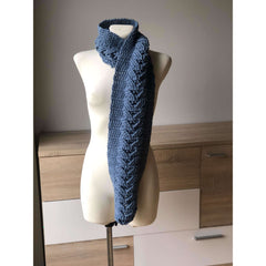 Easy Crochet Pattern - Braided Scarf - TheMailoDesign - Scarves & Shawls - TheMailoDesign