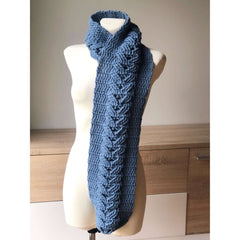 Easy Crochet Pattern - Braided Scarf - TheMailoDesign - Scarves & Shawls - TheMailoDesign
