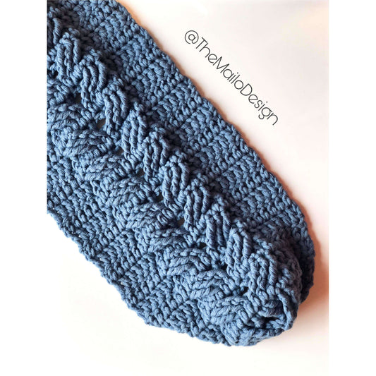Easy Crochet Pattern - Braided Scarf - TheMailoDesign - Scarves & Shawls - TheMailoDesign