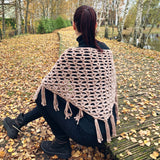 Easy Crochet Shawl Pattern - Lisa Shawl | Express Pattern - Just 2 Hours!! - TheMailoDesign - Scarves & Shawls - TheMailoDesign