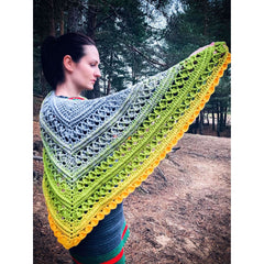 Patrón de Crochet - Chal Into The Mystic - TheMailoDesign - TheMailoDesign